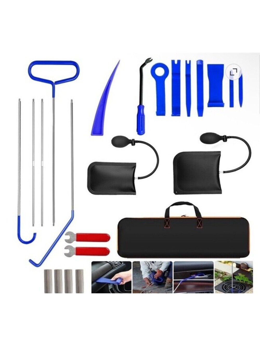 23 Pcs Proffesional Kit With Air Wedge Pump Emergency Tool